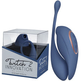 TWITCH 2 - Unleash Sensual Bliss with Suction Vibe & Vibrating Egg Realistic Dildos